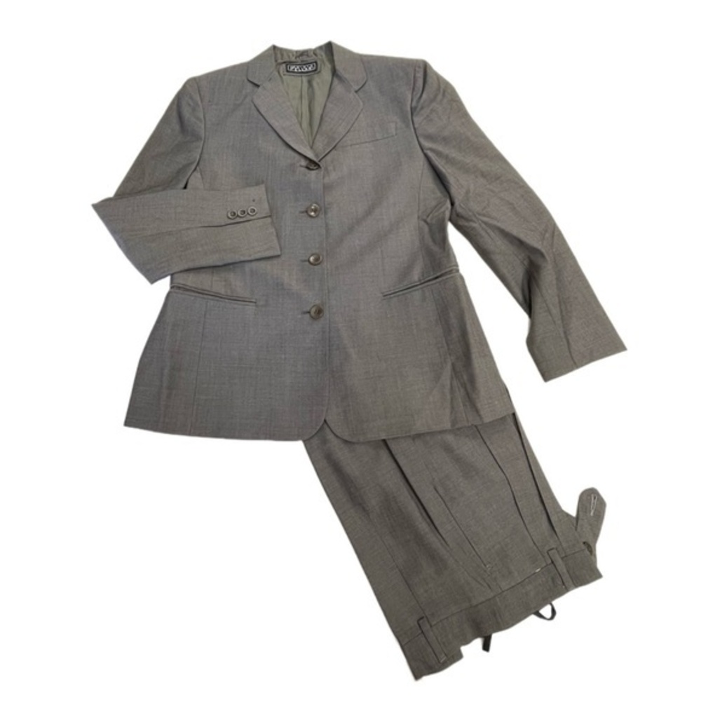 Vintage Sergio Pellari two pieces pants suit womens size 42